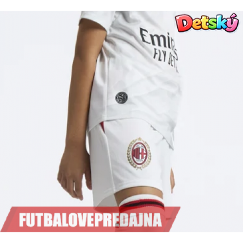 Lacne Dětský Futbalové dres AC Milan 2026-27 Krátky Rukáv - Preč (+ trenírky)