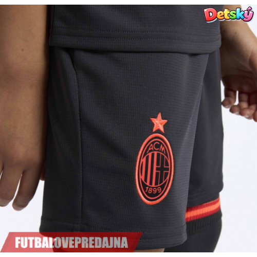 Lacne Dětský Futbalové dres AC Milan 2026-27 Krátky Rukáv - Tretina (+ trenírky)