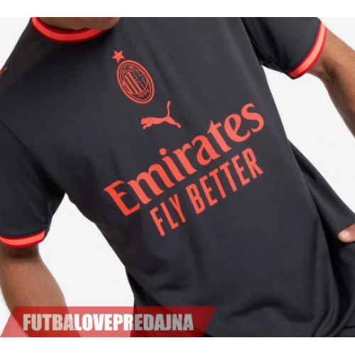 Lacne Dětský Futbalové dres AC Milan 2026-27 Krátky Rukáv - Tretina (+ trenírky)