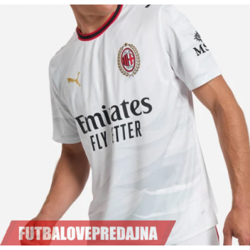 Lacne Dětský Futbalové dres AC Milan Christopher Nkunku #18 2026-27 Krátky Rukáv - Preč (+ trenírky)