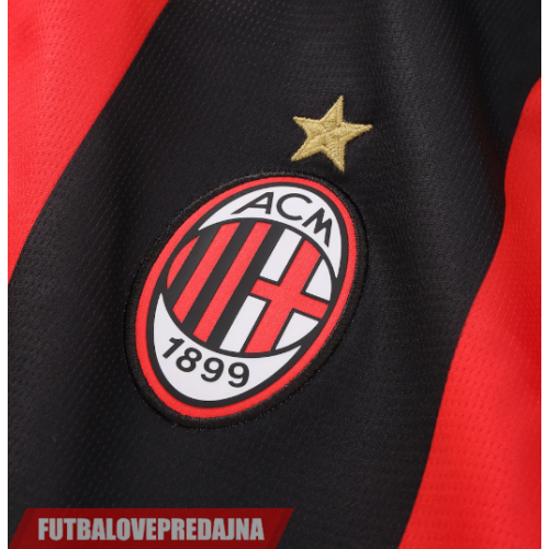 Lacne Dětský Futbalové dres AC Milan Fikayo Tomori #23 2026-27 Krátky Rukáv - Domáci (+ trenírky)