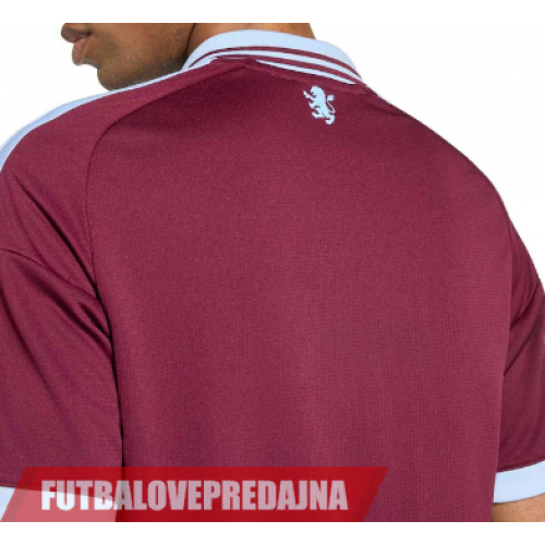 Lacne Dětský Futbalové dres Aston Villa Amadou Onana #24 2026-27 Krátky Rukáv - Domáci (+ trenírky)