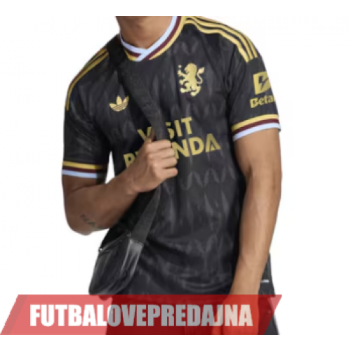 Lacne Dětský Futbalové dres Aston Villa Amadou Onana #24 2026-27 Krátky Rukáv - Preč (+ trenírky)