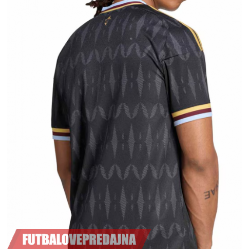 Lacne Dětský Futbalové dres Aston Villa Amadou Onana #24 2026-27 Krátky Rukáv - Preč (+ trenírky)