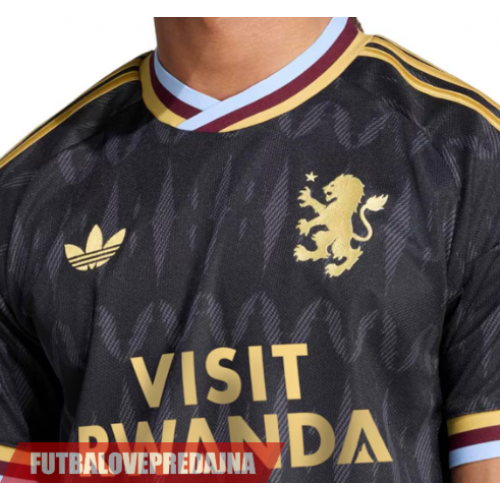 Lacne Dětský Futbalové dres Aston Villa Amadou Onana #24 2026-27 Krátky Rukáv - Preč (+ trenírky)