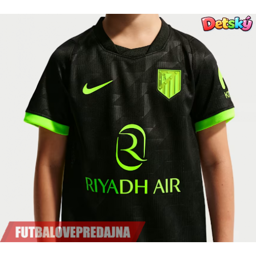 Lacne Dětský Futbalové dres Atletico Madrid 2026-27 Krátky Rukáv - Preč (+ trenírky)