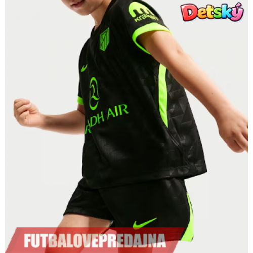 Lacne Dětský Futbalové dres Atletico Madrid 2026-27 Krátky Rukáv - Preč (+ trenírky)