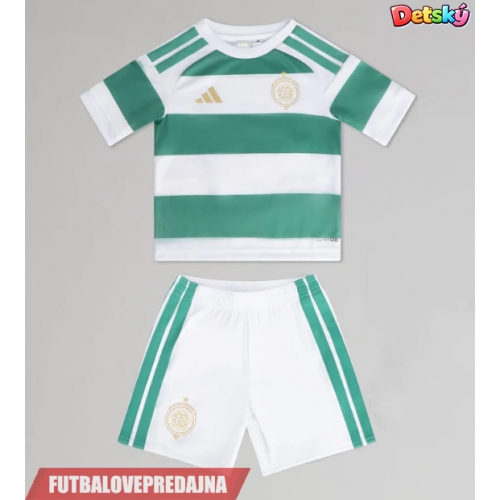 Lacne Dětský Futbalové dres Celtic 2026-27 Krátky Rukáv - Domáci (+ trenírky)