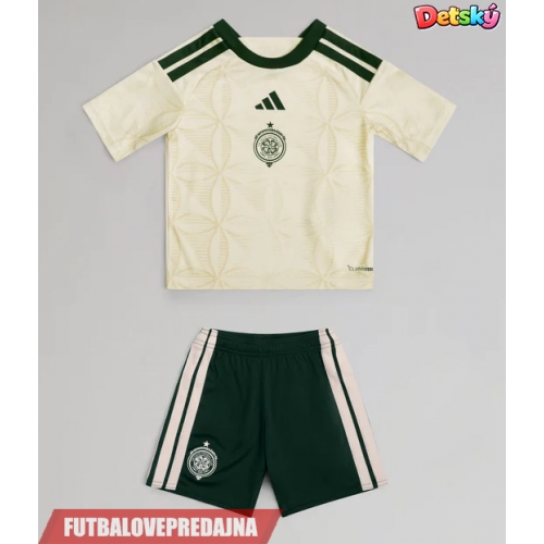 Lacne Dětský Futbalové dres Celtic 2026-27 Krátky Rukáv - Tretina (+ trenírky)