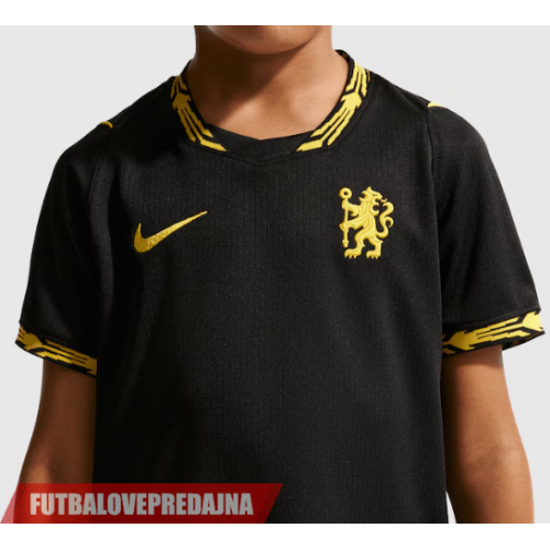 Lacne Dětský Futbalové dres Chelsea 2026-27 Krátky Rukáv - Preč (+ trenírky)