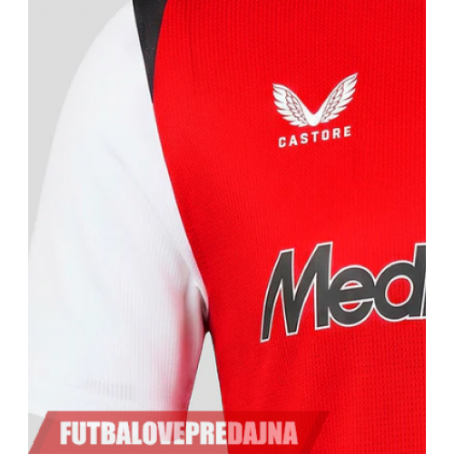 Lacne Dětský Futbalové dres Feyenoord 2026-27 Krátky Rukáv - Domáci (+ trenírky)