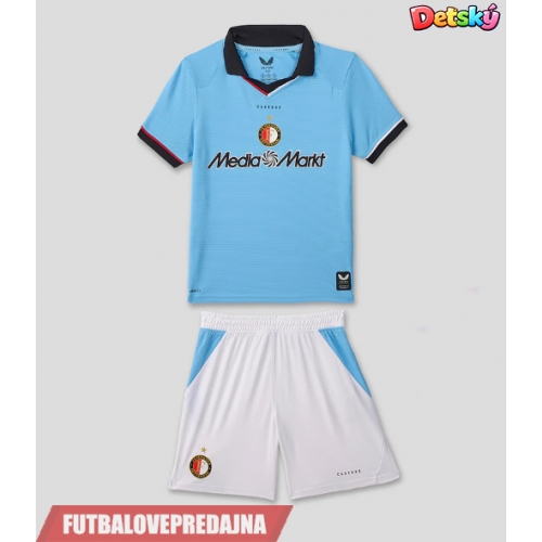 Lacne Dětský Futbalové dres Feyenoord 2026-27 Krátky Rukáv - Preč (+ trenírky)