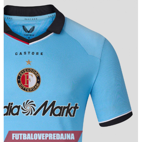 Lacne Dětský Futbalové dres Feyenoord 2026-27 Krátky Rukáv - Preč (+ trenírky)