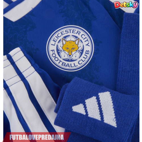Lacne Dětský Futbalové dres Leicester City 2026-27 Krátky Rukáv - Domáci (+ trenírky)