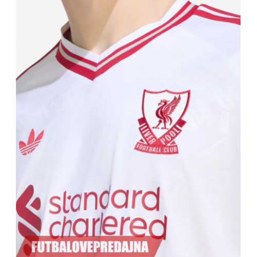 Lacne Dětský Futbalové dres Liverpool 2026-27 Krátky Rukáv - Preč (+ trenírky)