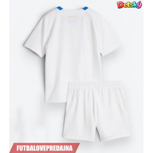 Lacne Dětský Futbalové dres Olympique de Marseille 2026-27 Krátky Rukáv - Domáci (+ trenírky)