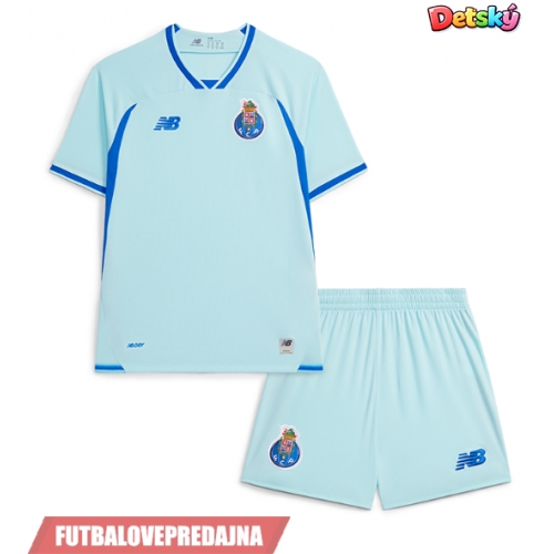 Lacne Dětský Futbalové dres Porto 2026-27 Krátky Rukáv - Tretina (+ trenírky)