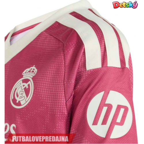 Lacne Dětský Futbalové dres Real Madrid 2026-27 Krátky Rukáv - Tretina (+ trenírky)