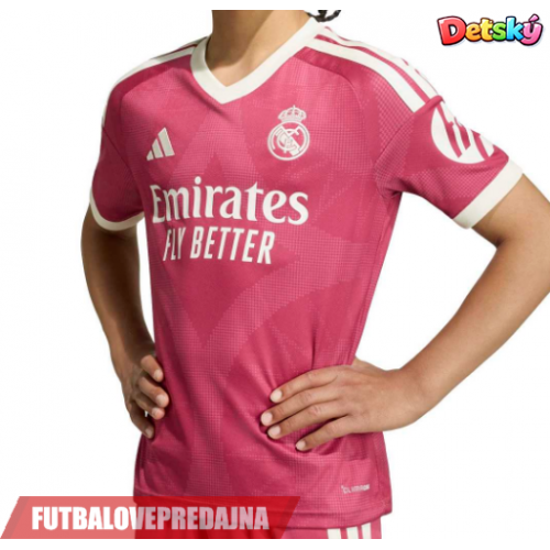 Lacne Dětský Futbalové dres Real Madrid 2026-27 Krátky Rukáv - Tretina (+ trenírky)