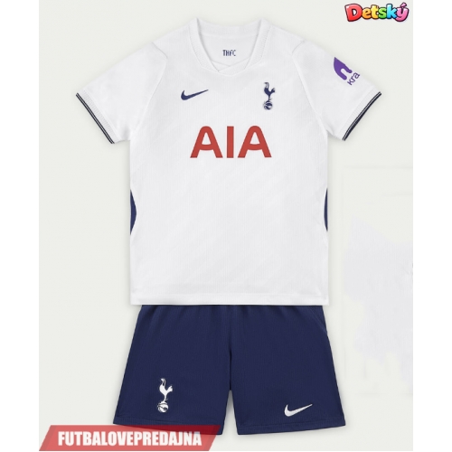 Lacne Dětský Futbalové dres Tottenham Hotspur 2026-27 Krátky Rukáv - Domáci (+ trenírky)