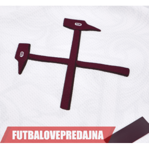 Lacne Dětský Futbalové dres West Ham United 2026-27 Krátky Rukáv - Preč (+ trenírky)