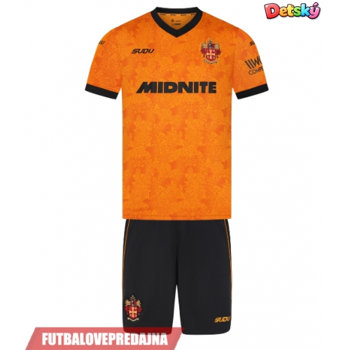 Lacne Dětský Futbalové dres Wolves 2026-27 Krátky Rukáv - Domáci (+ trenírky)
