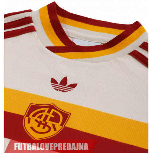 Lacne Muži Futbalové dres AS Roma 2026-27 Krátky Rukáv - Preč