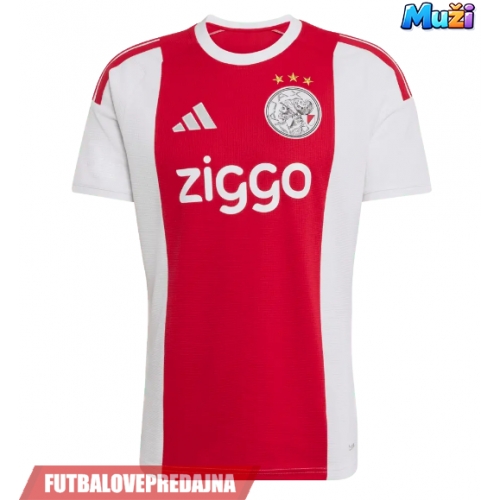 Lacne Muži Futbalové dres Ajax 2026-27 Krátky Rukáv - Domáci