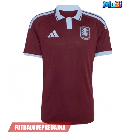 Lacne Muži Futbalové dres Aston Villa Amadou Onana #24 2026-27 Krátky Rukáv - Domáci