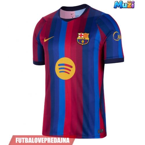 Lacne Muži Futbalové dres Barcelona 2026-27 Krátky Rukáv - Domáci