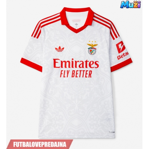 Lacne Muži Futbalové dres Benfica 2026-27 Krátky Rukáv - Preč