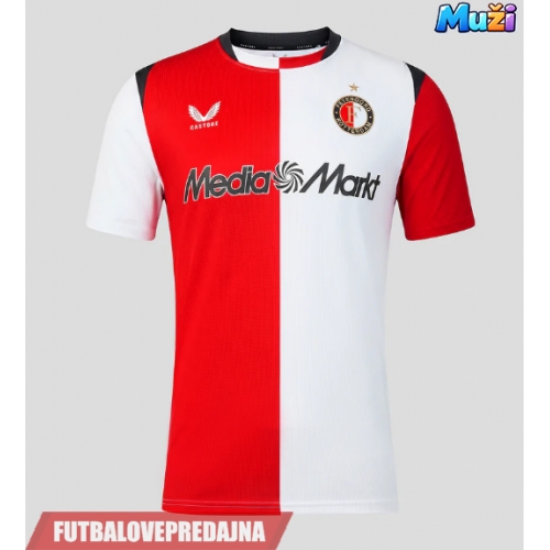 Lacne Muži Futbalové dres Feyenoord 2026-27 Krátky Rukáv - Domáci
