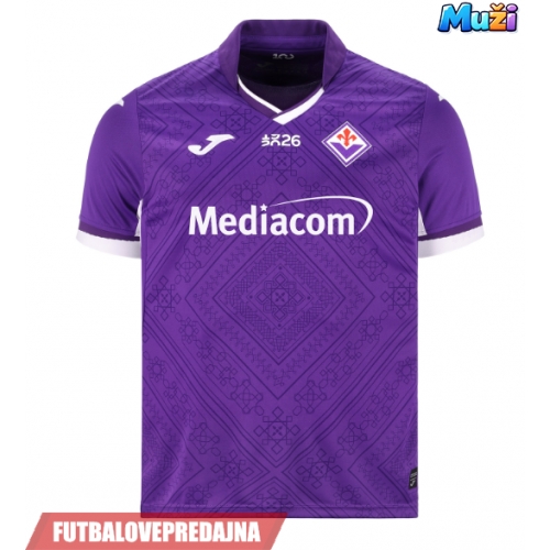 Lacne Muži Futbalové dres Fiorentina 2026-27 Krátky Rukáv - Domáci