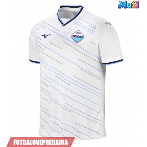 Lacne Muži Futbalové dres Lazio 2026-27 Krátky Rukáv - Preč