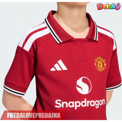 Lacne Muži Futbalové dres Manchester United 2026-27 Krátky Rukáv - Domáci