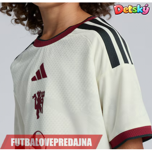 Lacne Muži Futbalové dres Manchester United 2026-27 Krátky Rukáv - Tretina