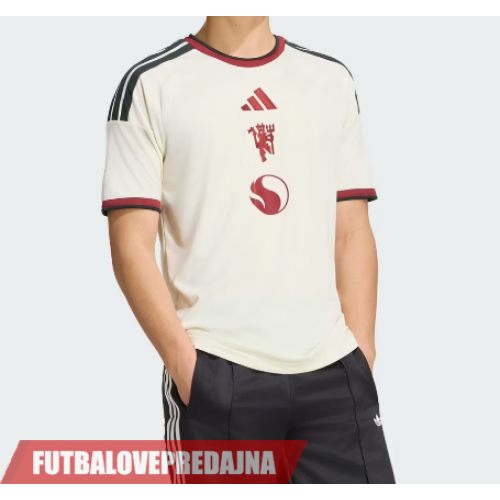 Lacne Muži Futbalové dres Manchester United Bruno Fernandes #8 2026-27 Krátky Rukáv - Tretina