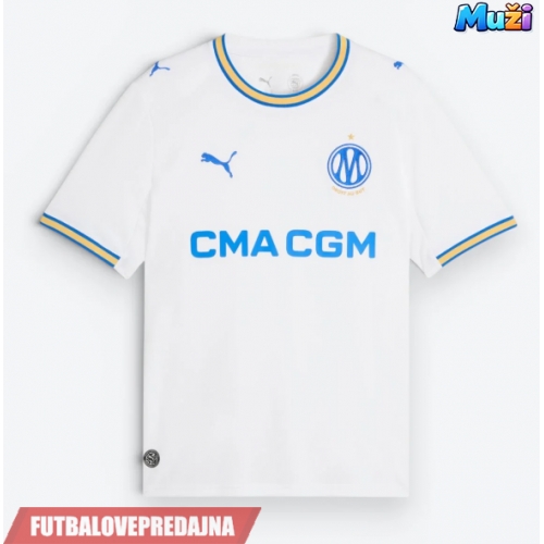 Lacne Muži Futbalové dres Olympique de Marseille 2026-27 Krátky Rukáv - Domáci