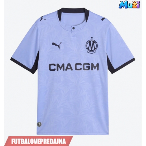 Lacne Muži Futbalové dres Olympique de Marseille 2026-27 Krátky Rukáv - Tretina