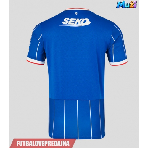 Lacne Muži Futbalové dres Rangers 2026-27 Krátky Rukáv - Domáci