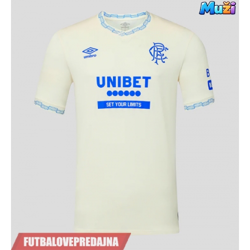 Lacne Muži Futbalové dres Rangers 2026-27 Krátky Rukáv - Preč