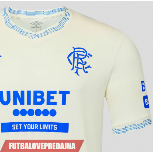 Lacne Muži Futbalové dres Rangers 2026-27 Krátky Rukáv - Preč