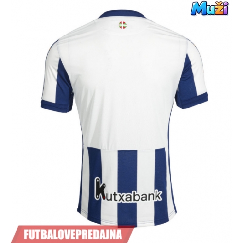 Lacne Muži Futbalové dres Real Sociedad 2026-27 Krátky Rukáv - Domáci