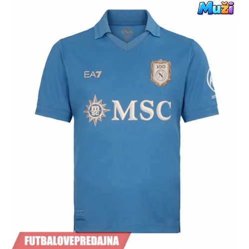 Lacne Muži Futbalové dres SSC Napoli 2026-27 Krátky Rukáv - Domáci