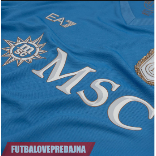 Lacne Muži Futbalové dres SSC Napoli 2026-27 Krátky Rukáv - Domáci