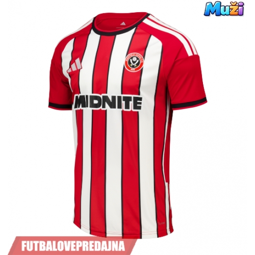 Lacne Muži Futbalové dres Sheffield United 2026-27 Krátky Rukáv - Domáci