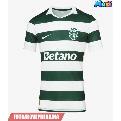 Lacne Muži Futbalové dres Sporting CP 2026-27 Krátky Rukáv - Domáci