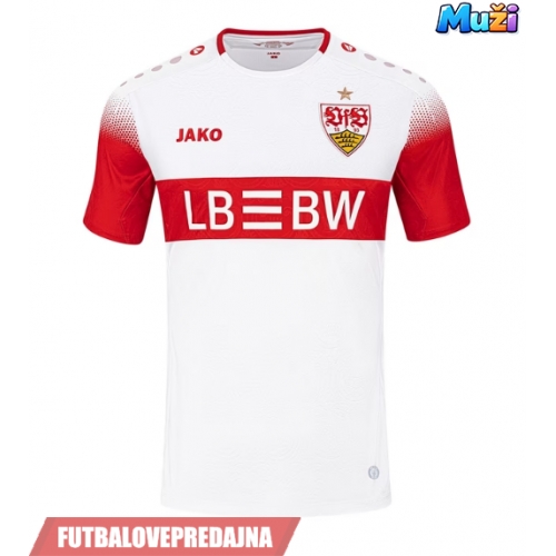 Lacne Muži Futbalové dres Stuttgart 2026-27 Krátky Rukáv - Domáci