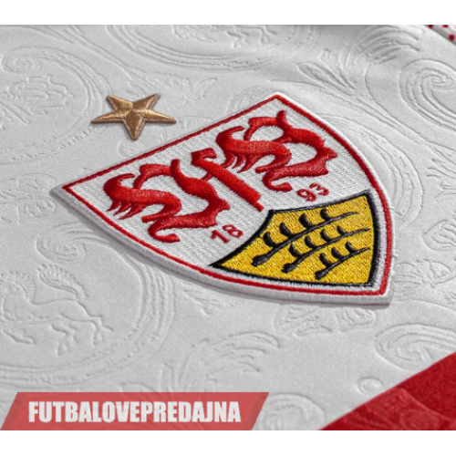 Lacne Muži Futbalové dres Stuttgart 2026-27 Krátky Rukáv - Domáci