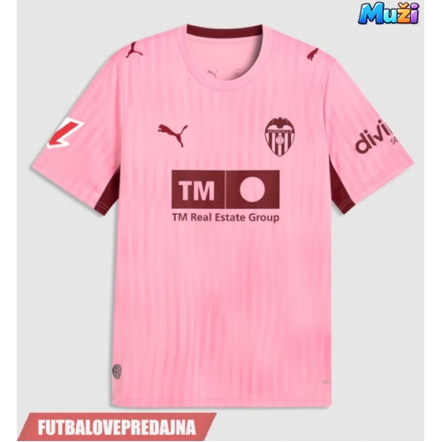 Lacne Muži Futbalové dres Valencia Hugo Duro #9 2026-27 Krátky Rukáv - Tretina
